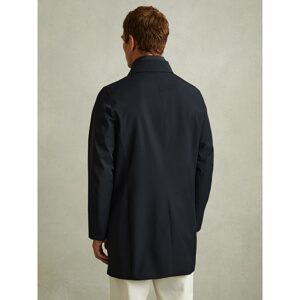 REISS LOGAN Hybrid Removable Funnel Neck Overcoat